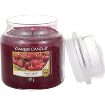 Yankee Candle By Yankee Candle Black Cherry Scented Medium Jar 14.5 Oz - £20.84 GBP