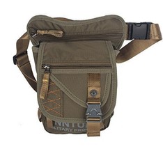 Kawei Knight Nylon Messenger Pouch Leg Bag Fanny Pack Medium-Army Green - $41.83