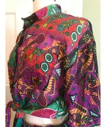 Vintage Cotton Gauze Print INDIA 2 pc Set Skirt and Tie Waist Top .Med. ... - $997.29 MXN