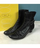 Circa by Joan &amp; David Carlene black leather booties boots women’s size 7.5 - €51,64 EUR