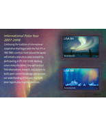 2007 84c International Polar Year Souvenir Sheet of 2 Scott 4123 Mint F/... - $5.31 CAD