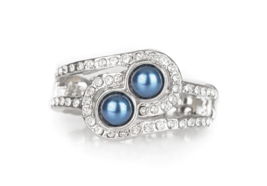 Paparazzi Collect Up Front Blue Ring - New - $4.50