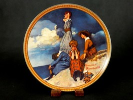 Norman Rockwell Plate, &quot;Waiting On The Shore&quot;, 2nd Rediscovered Women, #PLT49B - £7.76 GBP