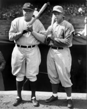 Babe Ruth Jimmie Foxx 8X10 Photo New York Yankees Ny Athletics Baseball Picture - $4.94