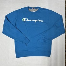 Champion Women’s Long Sleeve Crew Neck Pullover Sweatshirt Fleece Turquo... - $281.17 MXN