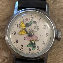 1971 Fun Timer Timex Disney Minnie Mouse Mechanical Watch Vintage - £43.25 GBP
