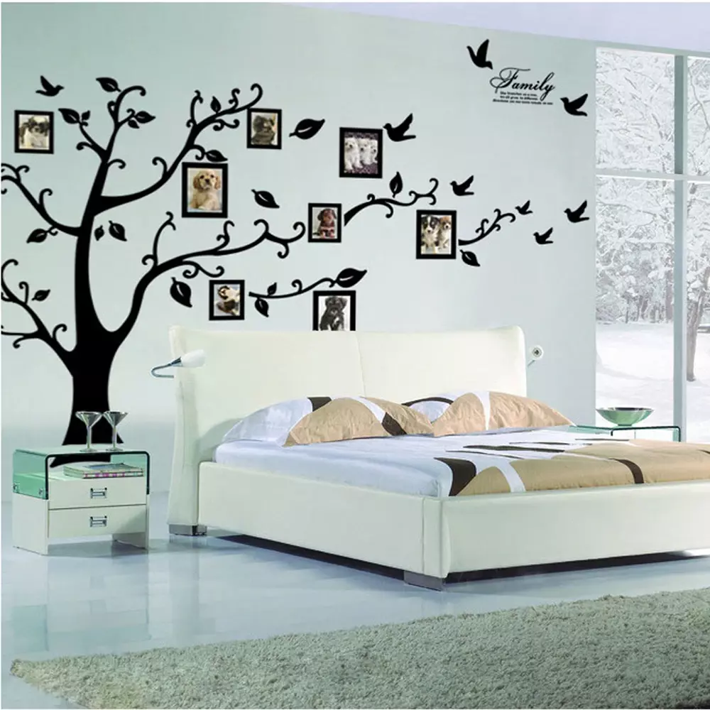 Family Tree Wall Decal Sticker Large Vinyl Photo Picture Frame Home Room... - £15.82 GBP