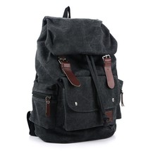 Men and Women Unisex Military Backpack Canvas Bag Trekking Rucksacks Backpacks M - £40.59 GBP