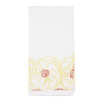 IZZY & OLIVER "Marigolds" Yellow/Red 6007029 Kitchen Bar Towel~19″X27″Cotton~ - £6.85 GBP