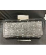 MCM Long Wallet Black Visetos Blue Interior - $125.00