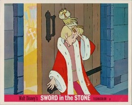 Walt Disney&#39;s Sword in the Stone 1963 original 8x10 lobby card Arthur Archemedes - $70.00
