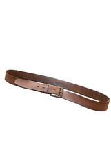 Timberland Mens Brown Leather Buckle Belt 40x1.5 SKU 6943 - £13.00 GBP