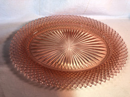 Pink Miss America 12.25 Inch Platter Depression Glass Mint - £23.83 GBP