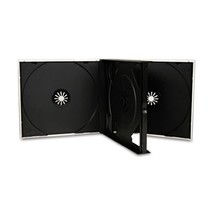 Four Square Media 5 X CD DVD 3 way Jewel Cases 25mm for 3 Disc with Blac... - $36.32 CAD