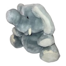 Elephant Full Body Hand Puppet Plush Stuffed Animal Toy Gray 9&quot; - $10.86