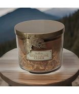 Bath &amp; Body Works Warm Caramel Cider Candle 3 Wick RARE - $46.45