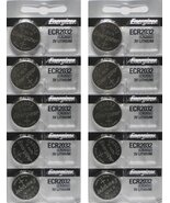 Energizer CR2032 3 Volt Lithium Coin Battery 10 Pack (2x5 Pack) In Origi... - $12.99