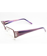 AZZARO Shiny Purple Eyeglasses 3682 C9 51mm French Design - $92.48 CAD