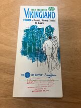 1963 escorted Viking land tours brochure - $19.75