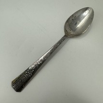 Vernon Silver Plate Vintage 6&quot; Spoon Finest Floral - $7.80