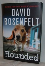 David Rosenfelt HOUNDED First edition Fine Hardcover with Promo Sheets Mystery - £17.76 GBP