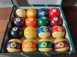 Aramith Premium Pool Ball Set Belgium by Saluc 2 1/4'' Original Box Billiards - £136.55 GBP