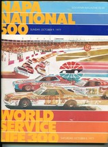 Charlotte Motor Speedway NASCAR Race Program 10/9/1977-National 500-VF/NM - £47.55 GBP