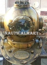 NauticalMart 18&quot; Solid Steel Original Antique Scuba Diving Divers Helmet  - $299.00