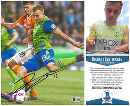Jordan Morris signed Seattle Sounders  Soccer 8x10 photo proof Beckett COA auto, - £77.86 GBP