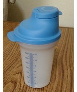 NEW Tupperware Small All In One Shaker Blue gravy egg protein mixer Quic... - £10.17 GBP