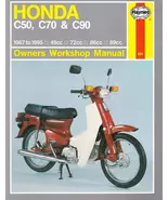 1967-1995 Honda C50 C70 C90 Service Repair Manual (Haynes) - $14.10 CAD