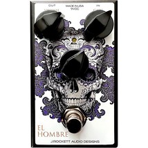 Rockett Pedals EL Hombre Overdrive Effects Pedal Silver/Purple/White - $244.99