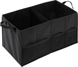 Folding Car Trunk Organizer - Large Capacity Black Storage Chest (25''L ... - $30.64