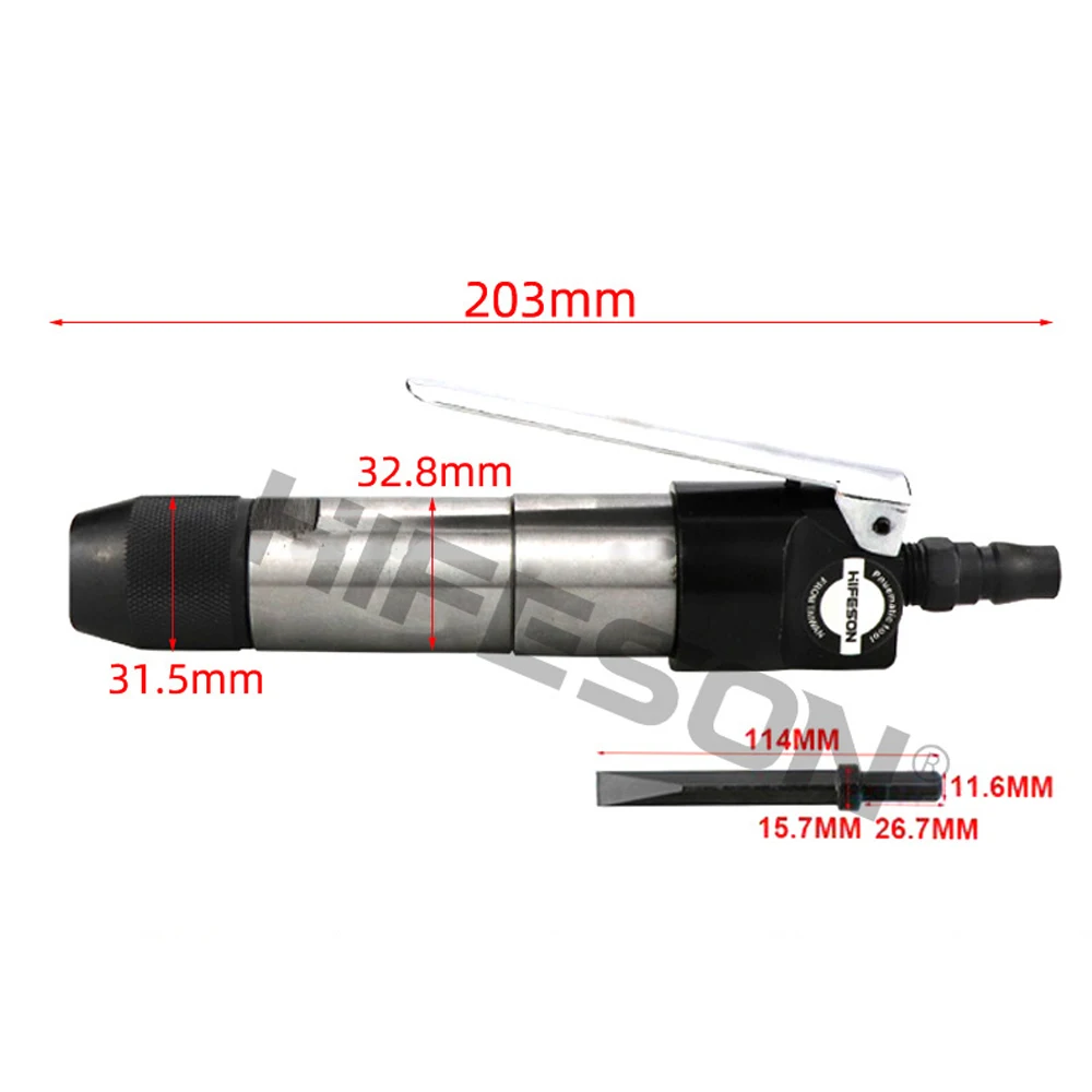 HIFESON Straight Pneumatic Shovel Air pick Rust Remover hine Spatula Air... - $269.44 CAD