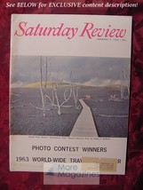 Saturday Review January 5 1963 Allan Nevins Joseph Wechsberg George Seldon - £6.79 GBP