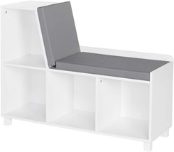 Riverridge Book Nook Collection Kids Cubbies Storage Bench, White - £77.02 GBP