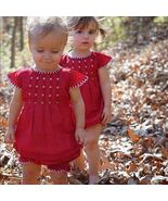 Red JuJu Tunic Top &amp; Shorts Outfit Well Dressed Wolf WDW 4T - $73.58 CAD