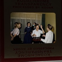 Pretty Young Woman Teenagers Smiling Party 35mm 1950s Slide photo - $115.83 MXN