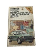 CHILTON MANUAL Toyota Corolla/Carina/Tercel/Starlet 1970-83 Auto Repair ... - €10,42 EUR