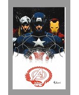 Mike McKone Signed Avengers Endless Wartime Print Thor Iron Man Captain ... - £23.29 GBP