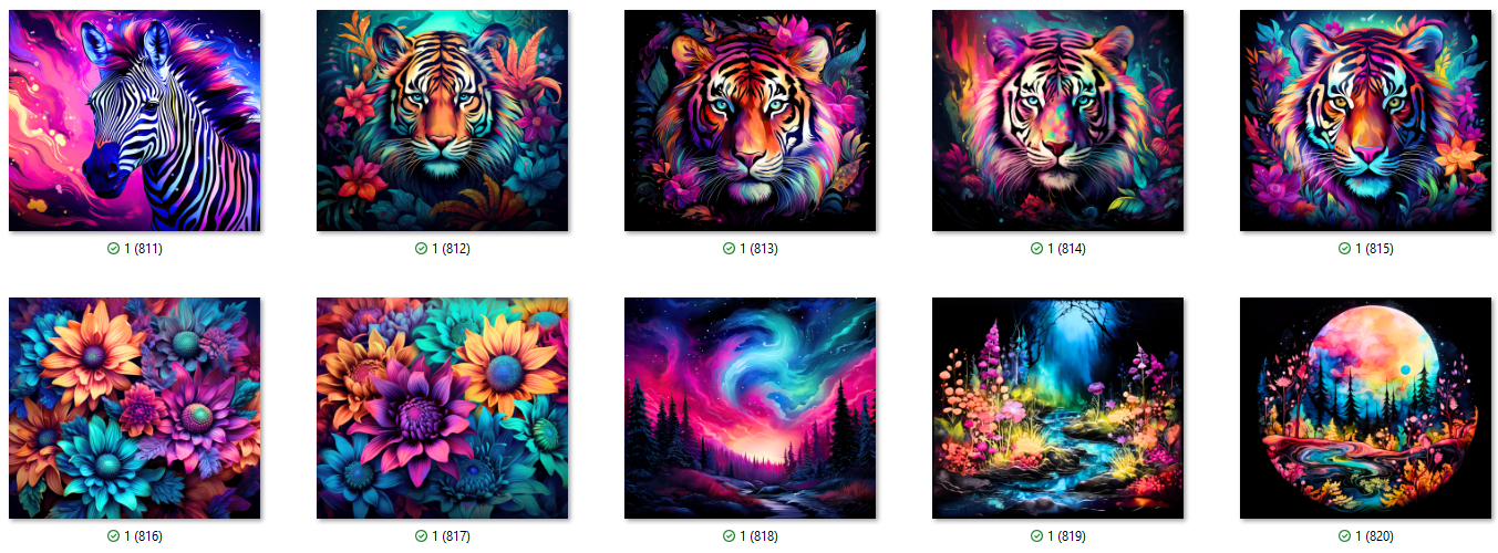 ANIMAL Sublimation Ready To Press Transfer Prints Bundle Of 10 Transfer Desig Item image 13