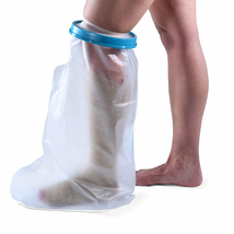 WaterProof Leg Cast Cover for Shower Watertight Foot Protector Ankle Wound Cover - £17.53 GBP