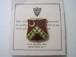 67th Cost Artillery Regiment Dui Crest Pin Back Vintage WW2 Era Style 2: KY23-9 - £12.53 GBP