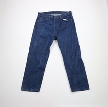 Vtg 80s Levis 505 Orange Tab Mens 38x27 Distressed Regular Fit Denim Jeans USA - £94.92 GBP