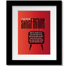 Can&#39;t Get No Satisfaction - Song Lyric Inspired Music Art Print Canvas o... - $19.00+