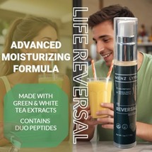 Menz Lyfe LIFE REVERSAL MOISTURIZER Made with Duo Peptides - Youthful Ap... - $33.66