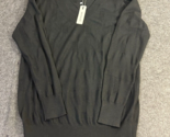 Arach&amp;Cloz Women&#39;s V Neck Long Sleeve Pullover Sweater Knitted Black Siz... - $24.69