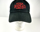 Stranger Things Hat Cap - Embroidered Stuck in the Upside Down Black Red... - $19.79