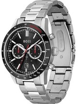 Hugo Boss Herren Allure Chrono Uhr HB1513922 Schwarzes Zifferblatt 2 Jahr... - £119.34 GBP