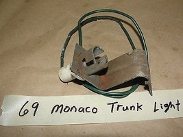 OEM 69 Dodge Monaco MOPAR VINTAGE TRUNK LIGHT WIRE HARNESS MOUNTING BRACKET - £40.47 GBP